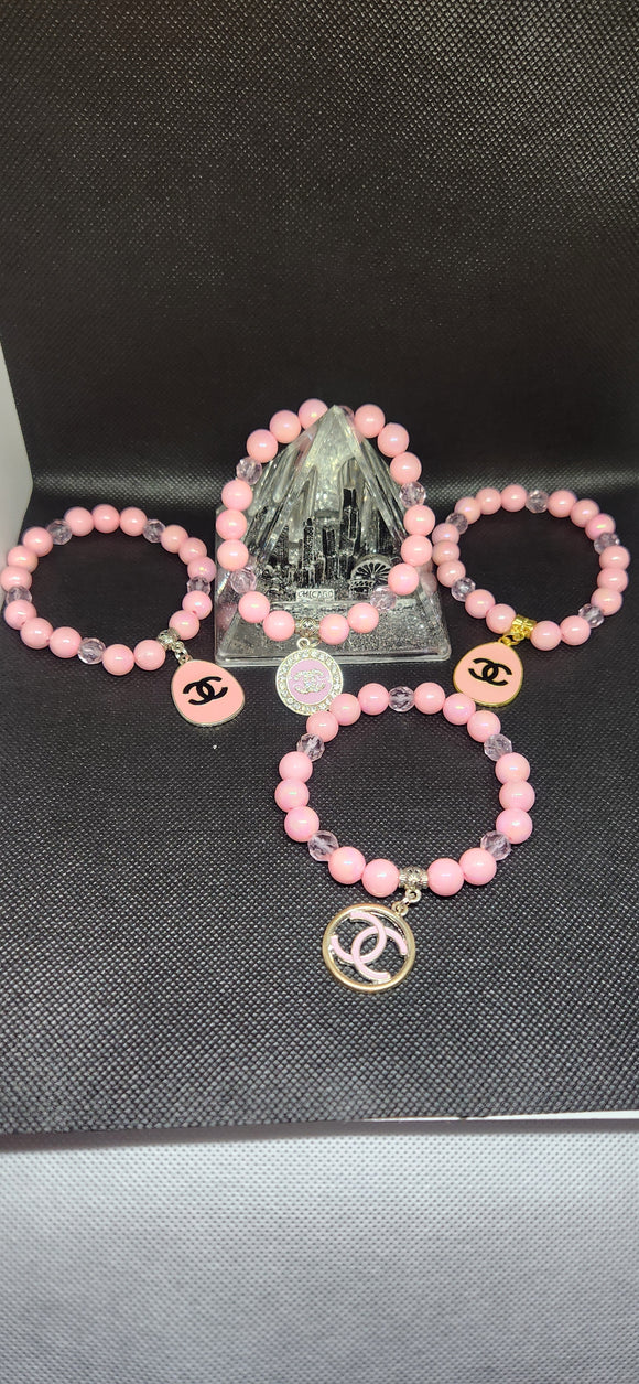 Pink Bubble Gum Bracelets