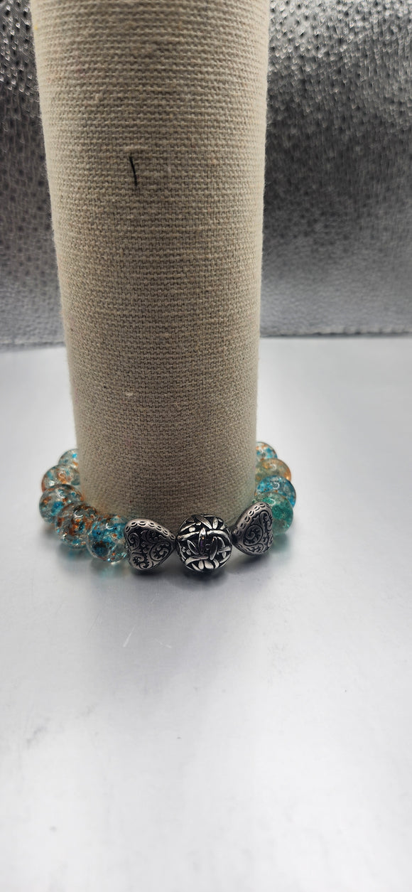 Cracked Bead Bracelet