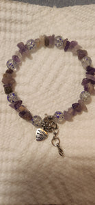 Purple Rock single bracelet