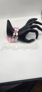 Hope Pink & White bracelet