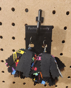 Color Me Black Ravel Earrings: