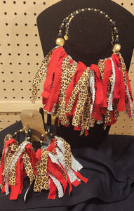 Red Leopard Choker, Ravel Set: