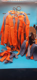 Orange and Denim Ravel Set