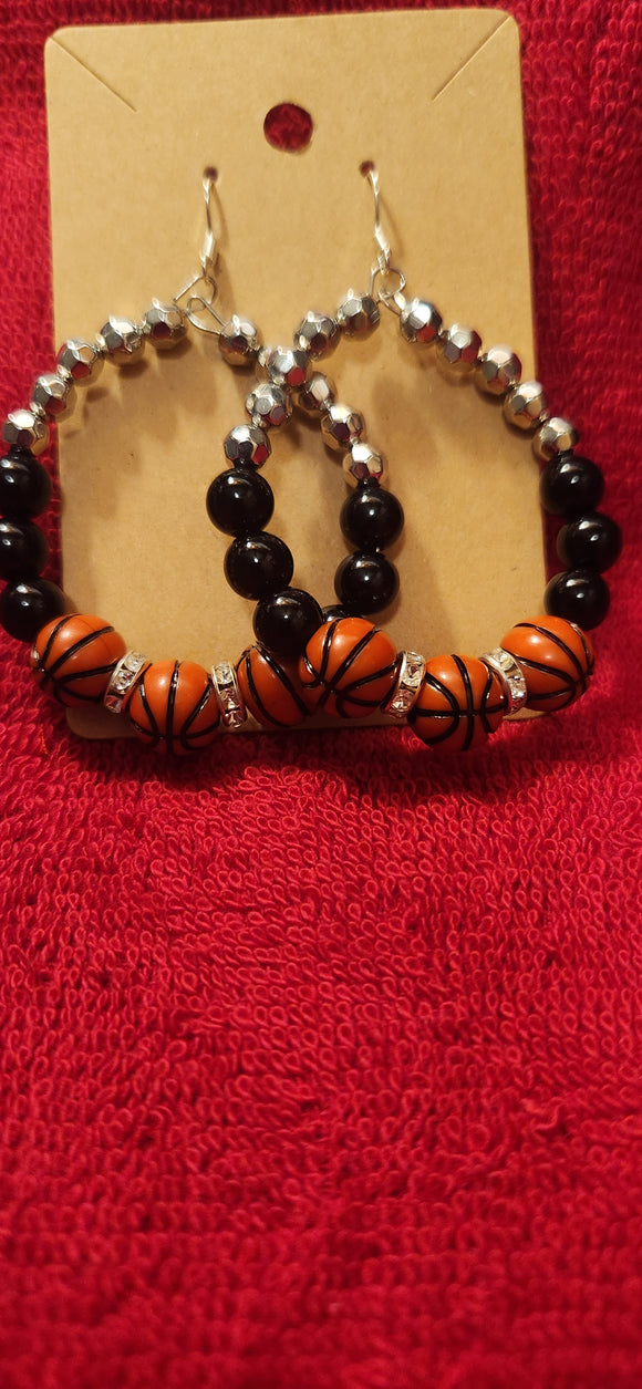 Basketball Hoop earrings