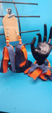 Orange and Denim Ravel Set