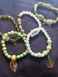 Lime and Gold Stacked Set